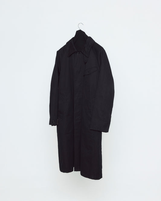 BELTED COAT / DOUBLE FACE COTTON