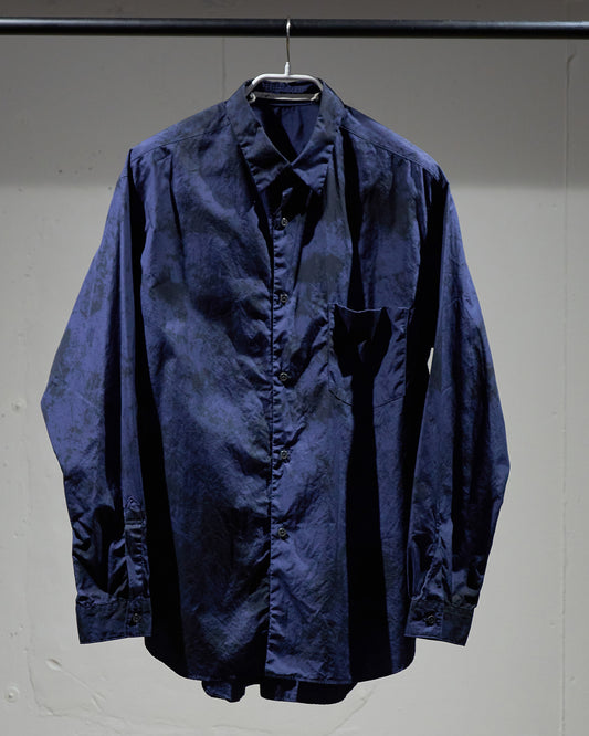 REGULAR COLLAR SHIRT（ムラ染） / FINE COTTON POPLIN
