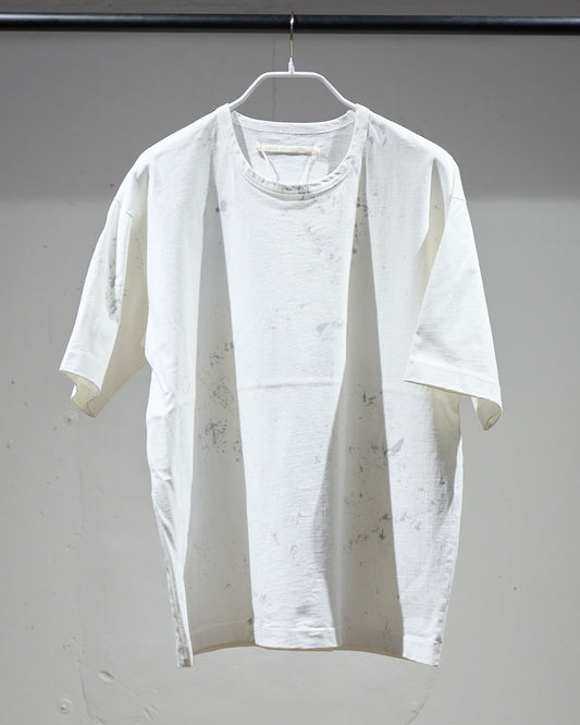 CREW NECK T-SHIRT（ムラ染） / HAND DYED COTTON