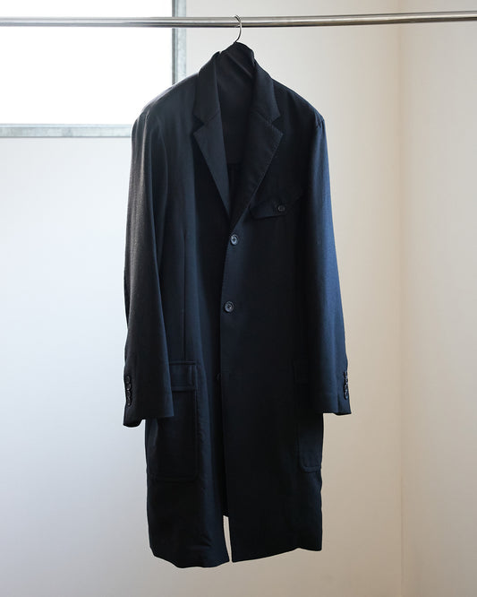 WORK COAT / FINE DOUBLE WOOL TWILL