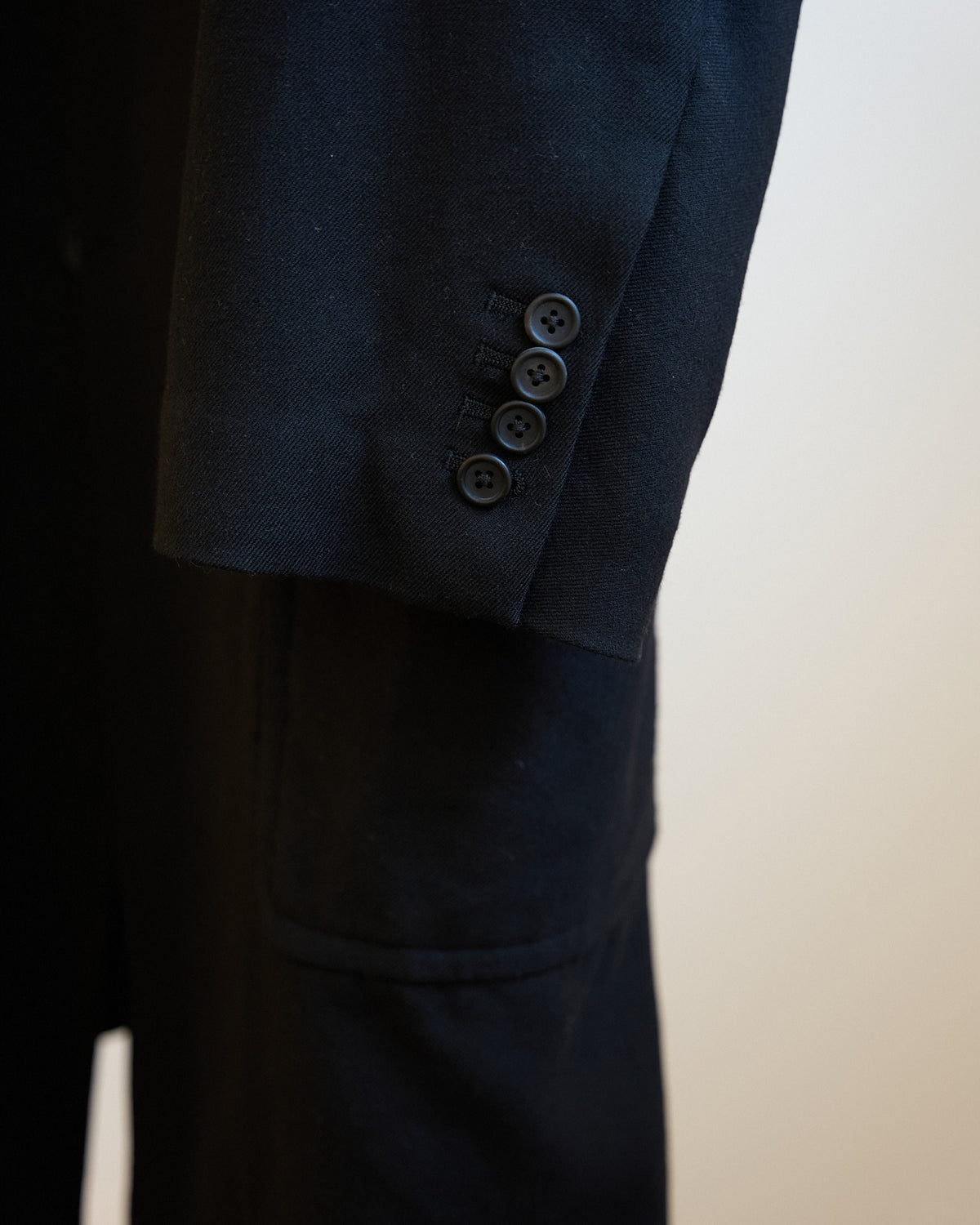 WORK COAT / FINE DOUBLE WOOL TWILL
