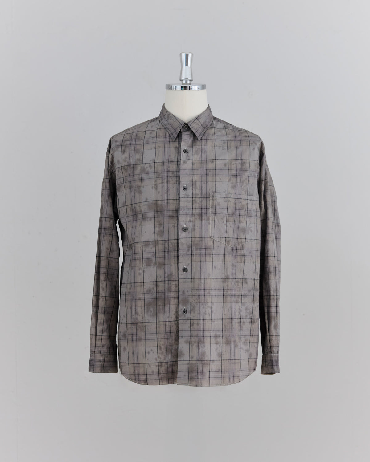 REGULAR COLLAR SHIRT / SMOKED CHECK