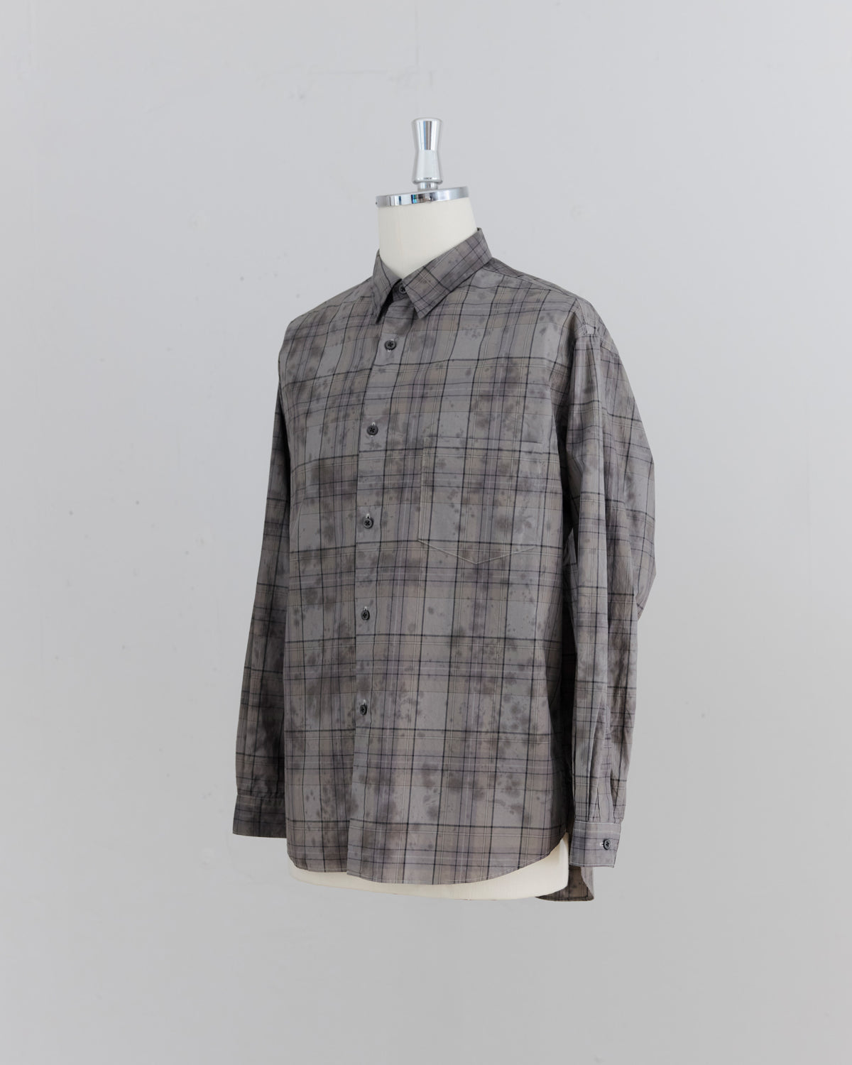 REGULAR COLLAR SHIRT / SMOKED CHECK