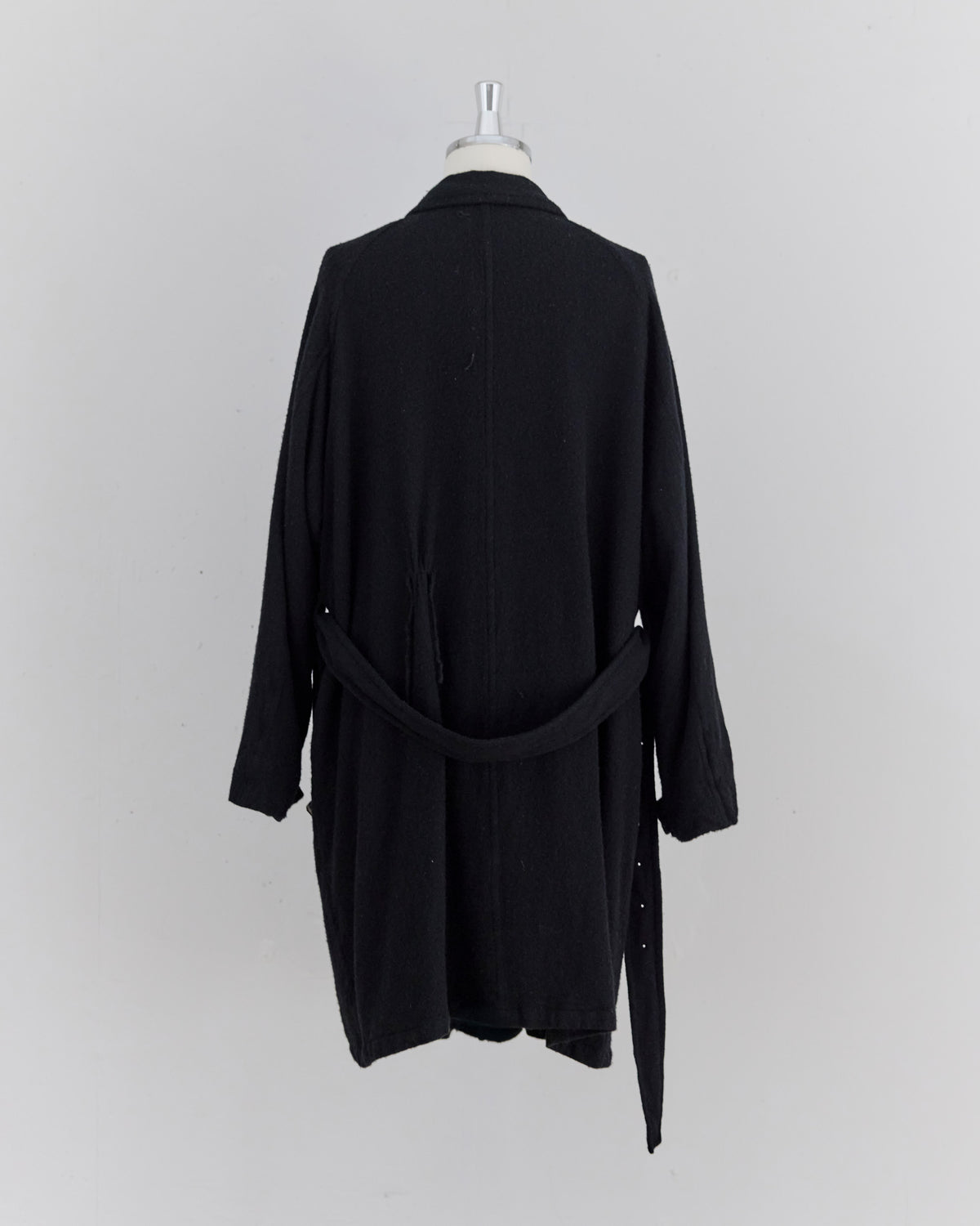 BELTED COAT / WASHED WOOL