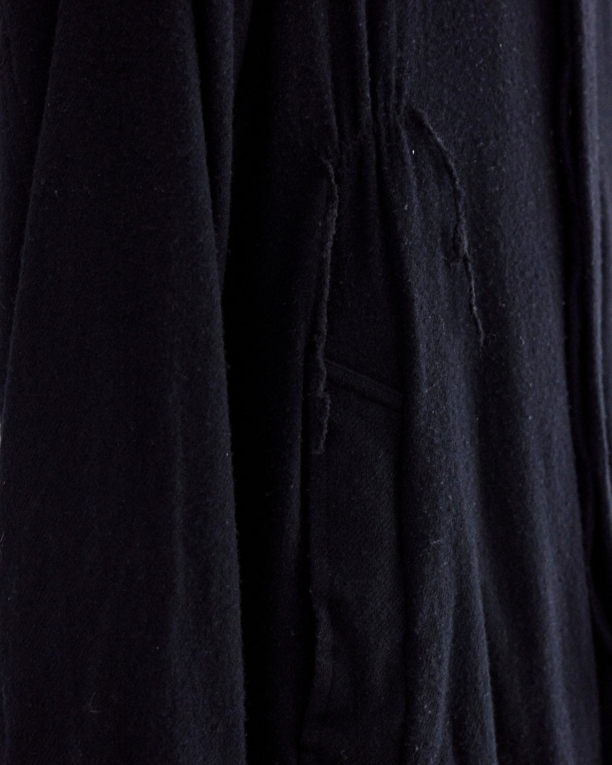 BELTED COAT / WASHED WOOL