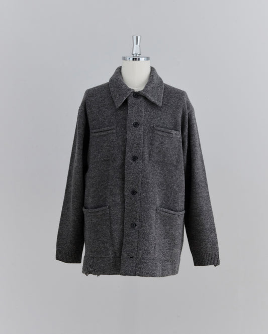 KNIT CARDIGAN / CHUNKY WOOL